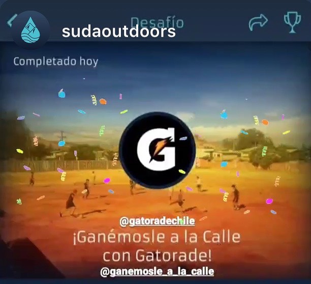 Exitoso Desafío SudaOutdoors y Gatorade