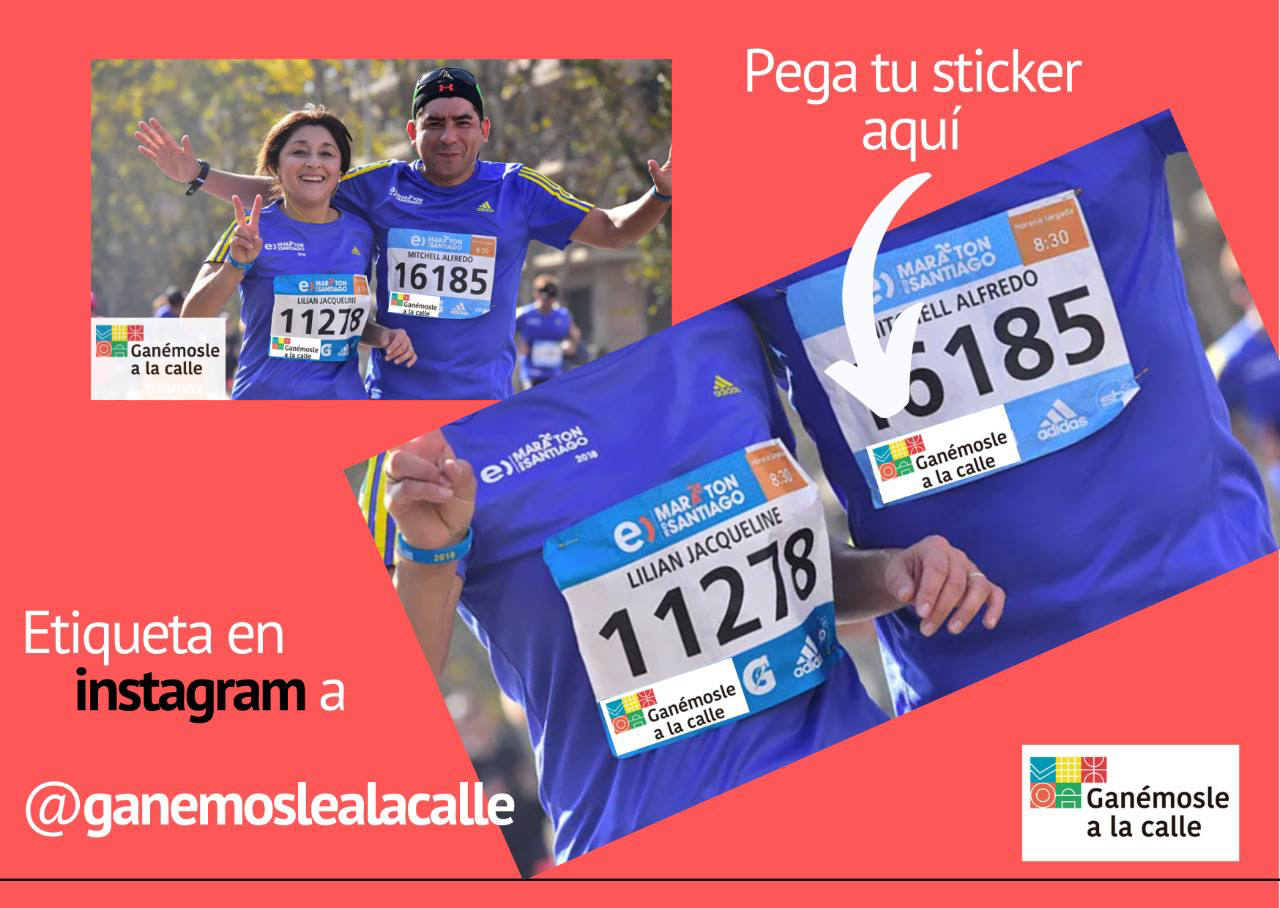 GANÉMOSLE A LA CALLE PRESENTE EN LA MARATÓN DE SANTIAGO