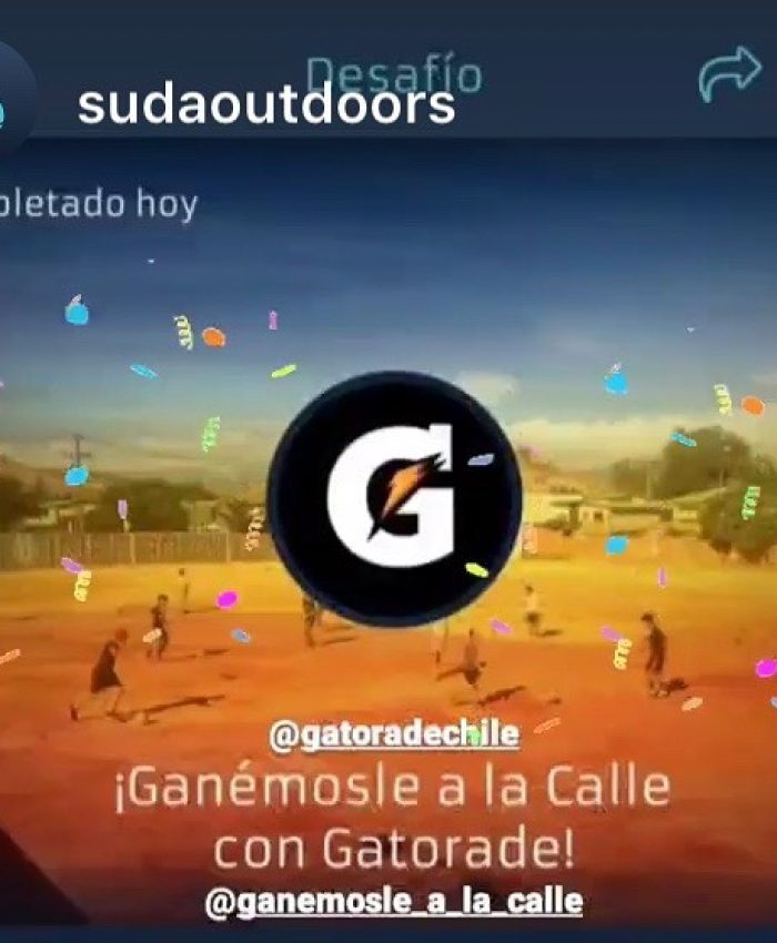 Exitoso Desafío SudaOutdoors y Gatorade